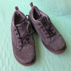 Chaco Kanarra Shoes Womens Size 10 Gray Knit Sneakers Comfort wool outdoor walk
